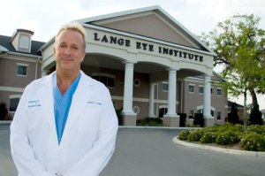Michael Lange OD, CNS in front of The Lange Eye institute in The Villages. 